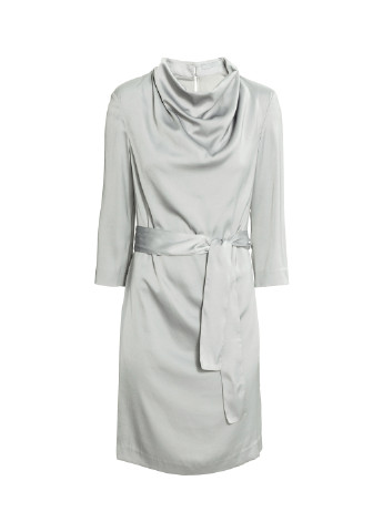 Сіра кежуал сукня а-силует H&M однотонна