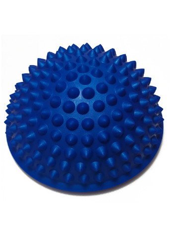 Балансировочная массажная кочка (полусфера) жесткая синяя ортопедическая (киндербол) EasyFit (241214906)