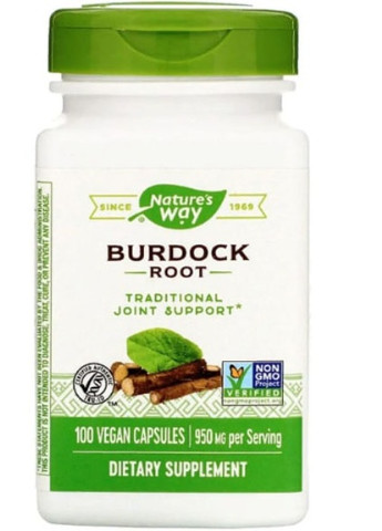 Burdock Root 475 mg 100 Caps NWY-11200 Nature's Way (256380051)