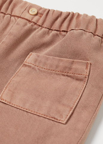 Розово-коричневые кэжуал демисезонные джоггеры брюки H&M