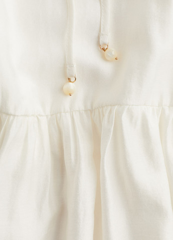 Кремова кежуал сукня оверсайз H&M однотонна