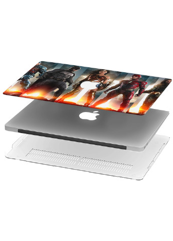 Чехол пластиковый для Apple MacBook Pro 15 A1707 / A1990 Марвел (Marvel) (9649-1718) MobiPrint (218525117)