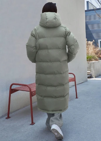 Зелена зимня куртка SHEIN