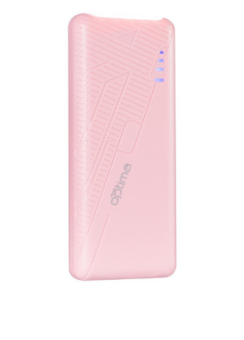 Универсальная батарея OPB-10 10000mAh Pink (павербанк) Optima OPB-10 10000mAh встроенный фонарик