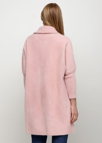 Светло-розовое демисезонное Пальто однобортное Basconi