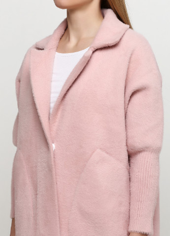 Светло-розовое демисезонное Пальто однобортное Basconi