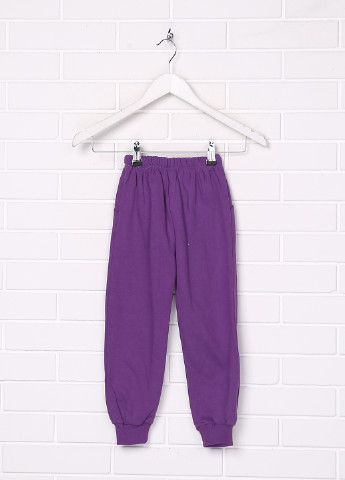 Фиолетовые кэжуал зимние прямые брюки Poni Kids