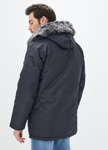 Темно-сіра зимня куртка Airboss