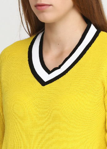 Жовтий демісезонний пуловер пуловер Imperial