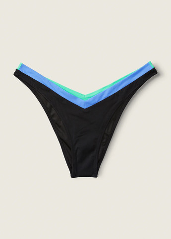 Черные купальные трусики-плавки однотонные Victoria's Secret