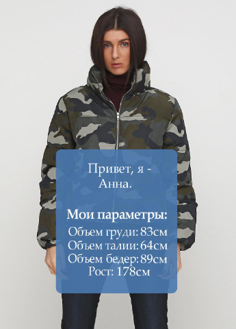 Оливковая (хаки) зимняя куртка H&M