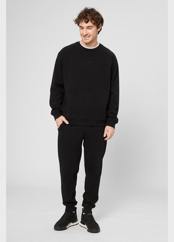 Черный свитшот PRPY однотонный вышивка (366292636)