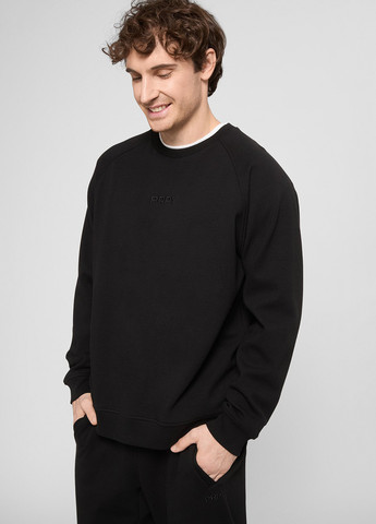 Черный свитшот PRPY однотонный вышивка (366292636)
