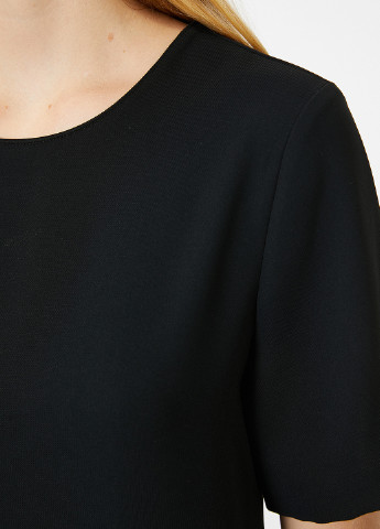 Чорна кежуал сукня а-силует KOTON однотонна