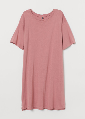 Рожева кежуал сукня сукня-футболка H&M