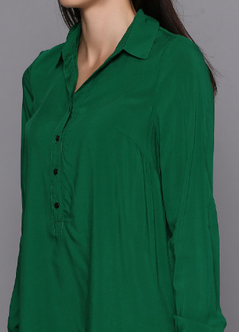 Зеленая демисезонная блуза Gingier