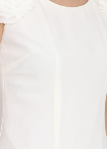 Белое коктейльное платье Fornarina однотонное