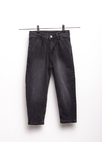 Темно-серые демисезонные зауженные джинсы Altun