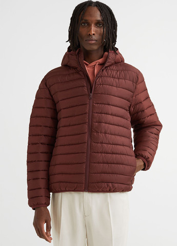 Бордовая демисезонная куртка H&M