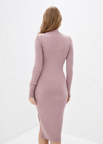 Розово-коричневое кэжуал платье Sewel однотонное