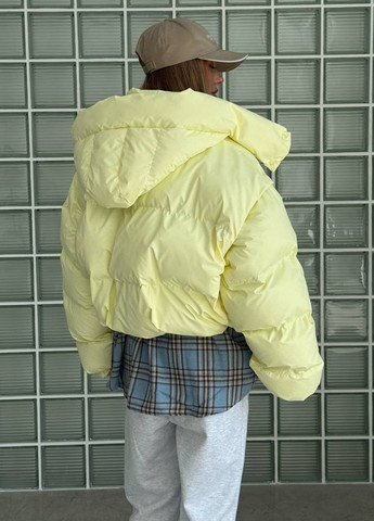 Жовта зимня куртка куртка-трансформер No Brand