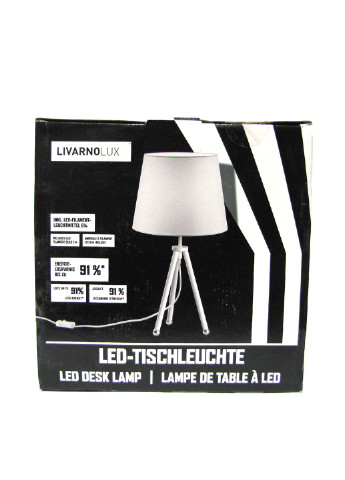 Led лампа настольная, 23х49 см Livarno Lux белая