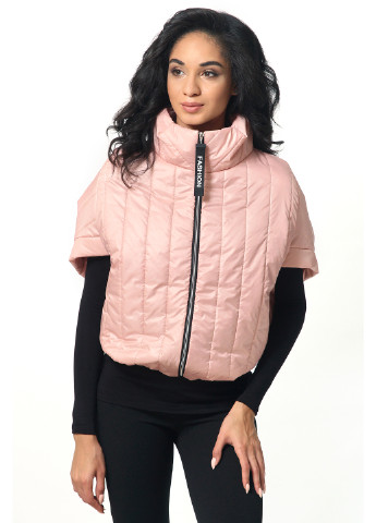 Світло-рожева демісезонна куртка FEM