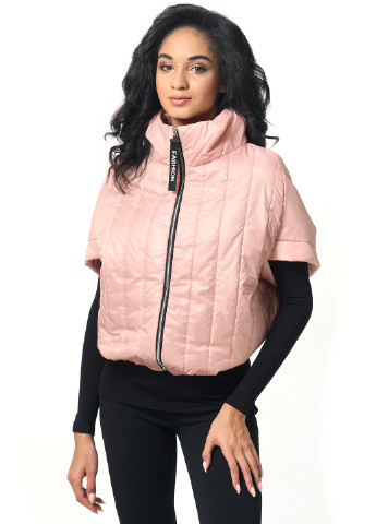 Светло-розовая демисезонная куртка FEM