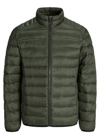 Оливкова (хакі) демісезонна куртка Jack & Jones