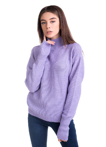 Сиреневый демисезонный свитер Bakhur