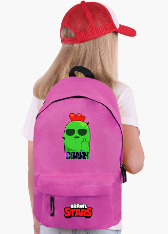 Детский рюкзак Спайк Бравл Старс (Spike Brawl Stars) (9263-1013) MobiPrint (217832465)