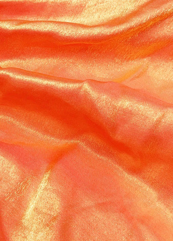 Помаранчева вечірня сукня кльош, з відкритими плечима SHEIN однотонна