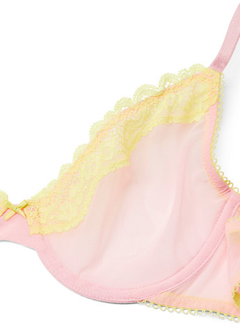 Розовый демисезонный комплект (бюстгальтер, трусики) Victoria's Secret