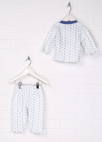 Синяя всесезон пижама (лонгслив, брюки) zem baby