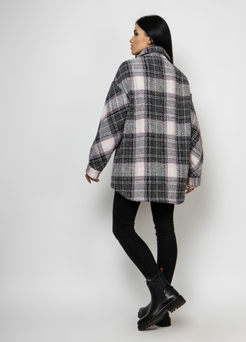 Комбіноване Кежуал півпальто O`zona milano в клітинку