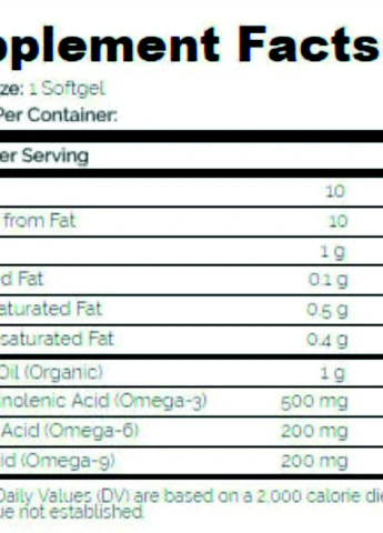Омега Omega Flax Oil 100 softgels San (254371962)