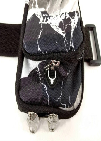 Спортивный чехол сумка на руку для телефона смартфона (325987426) Черный с белым Francesco Marconi (205106699)