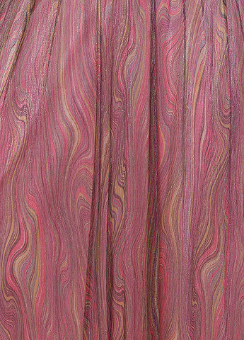 Розово-лиловое праздничный, вечернее, кэжуал платье на запах, а-силуэт, с открытой спиной SHEIN с абстрактным узором