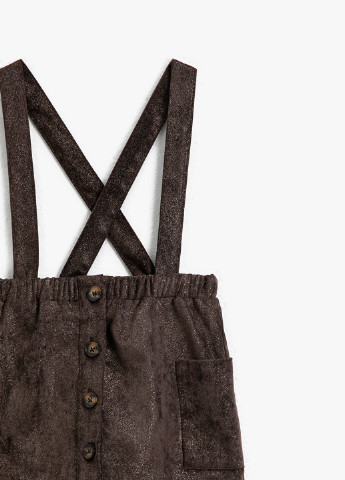 Темно-коричневая кэжуал юбка KOTON