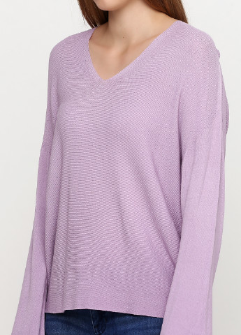 Сиреневый демисезонный пуловер пуловер Alpini Knitwear