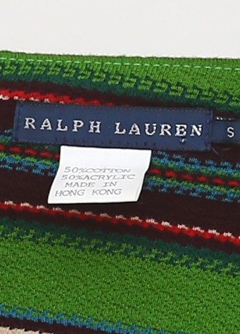 Красная кэжуал в полоску юбка Ralph Lauren мини