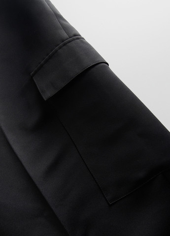 Комбінезон Reserved комбінезон-брюки однотонний чорний кежуал поліестер