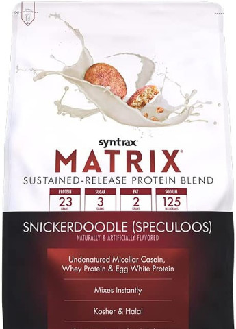 Протеин Matrix 5.0 (77 % protein ) 2270g (Snickerdoodle) Syntrax (256502379)