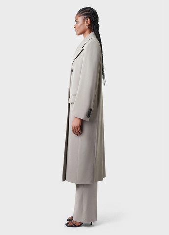 Сіре демісезонне Пальто двобортне Drykorn