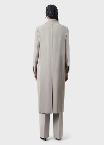 Сіре демісезонне Пальто двобортне Drykorn