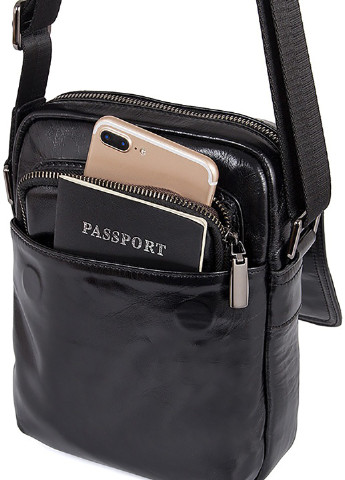 Мужская кожаная сумка 17х23х7 см Vintage (229460513)