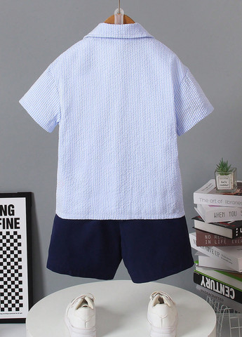 Цветная кэжуал рубашка в полоску SHEIN