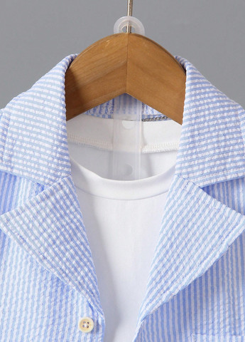 Цветная кэжуал рубашка в полоску SHEIN