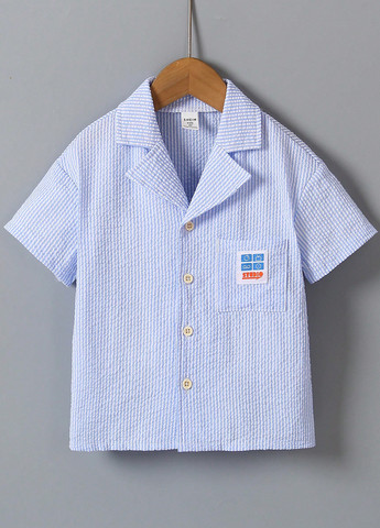 Цветная кэжуал рубашка в полоску SHEIN