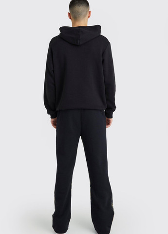 Черные кэжуал, спортивные демисезонные прямые брюки Boohoo